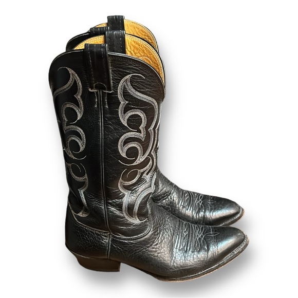 Nocona Shoes - Nocona Black Western Boots Size 9.5B